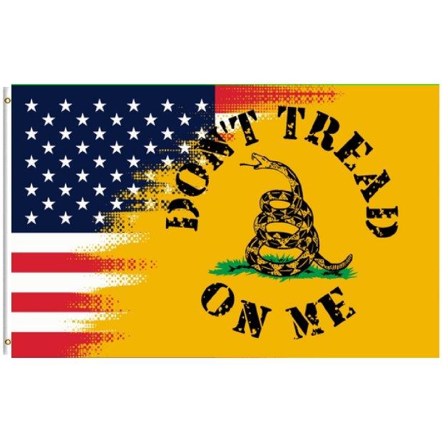 3'x5' DON'T TREAD ON ME/American Blend FLAG