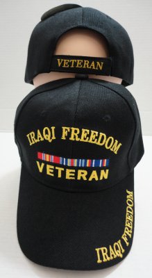 Iraqi Freedom Veteran Hat [Black Only]