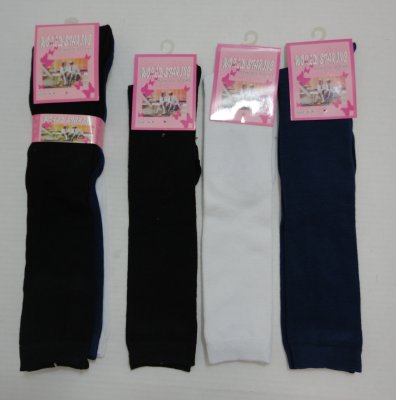15''  Kids Knee High Socks 6-8--Solid Color