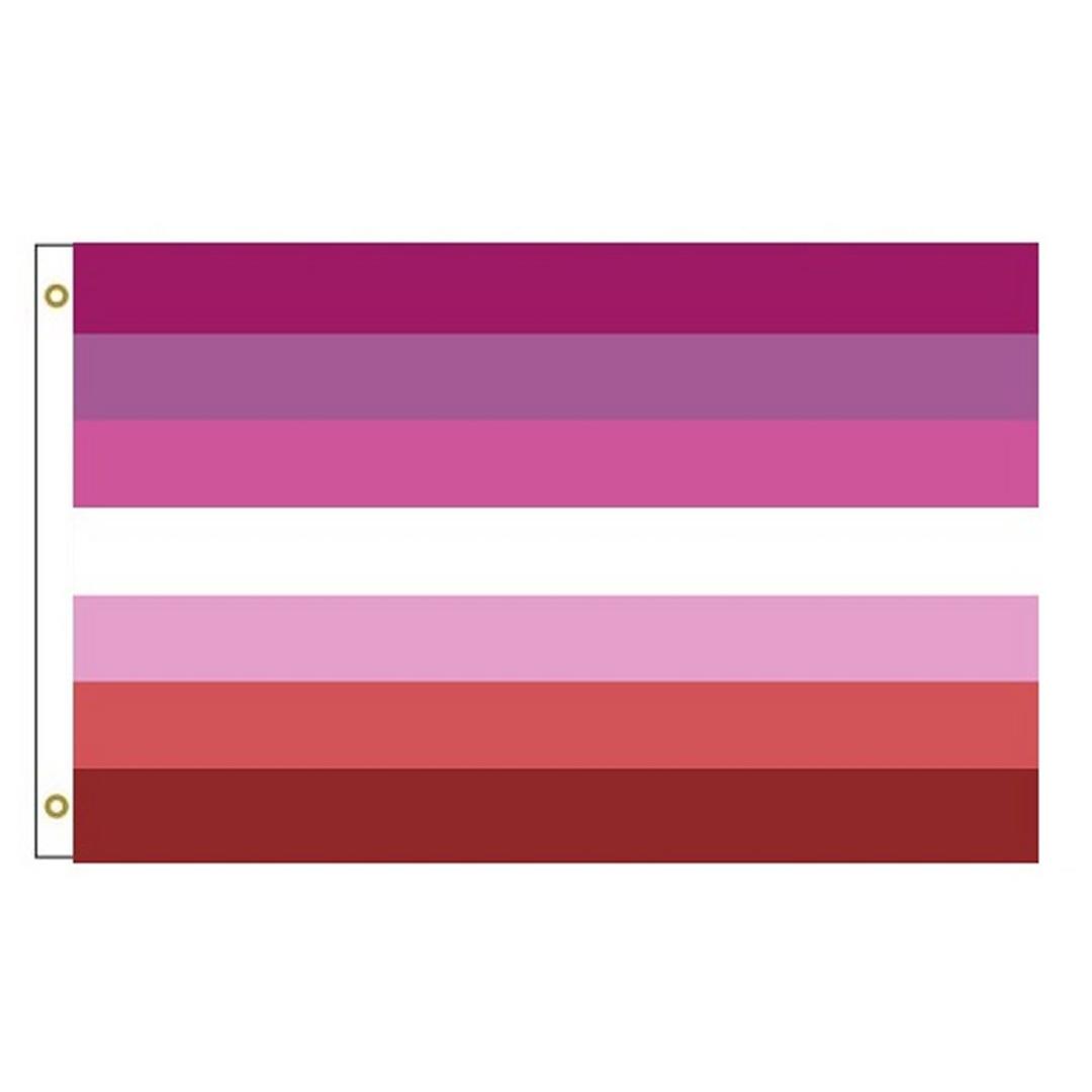 3'x5' Lesbian Pride FLAG [Plain]