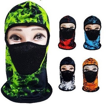 **NINJA Face Mask [Tie-Dye with Mesh Front]