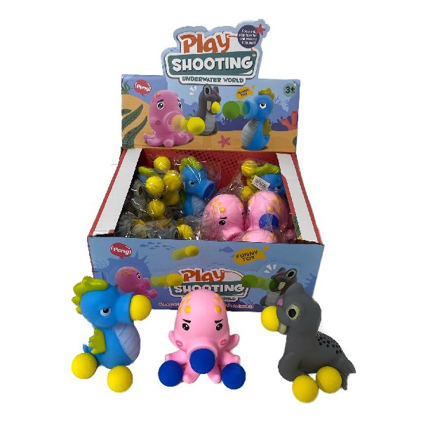 Popping Ball Launcher Toy [Sea Life]