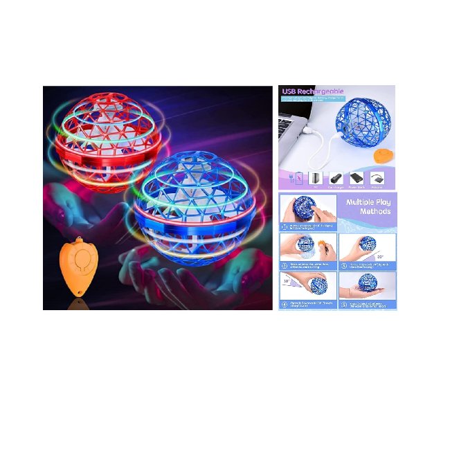 Light-Up Flying Orb Toy [USB Charging]