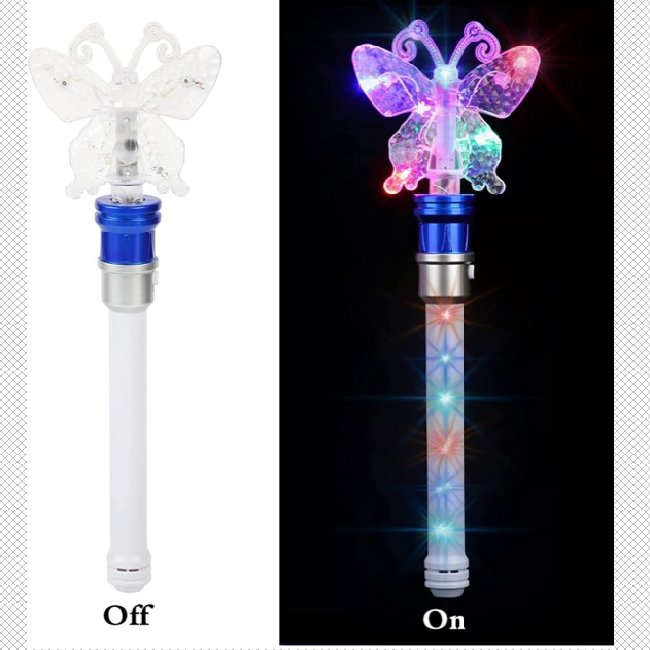 14.5'' Spinning Butterfly Wand with Lights & Sound