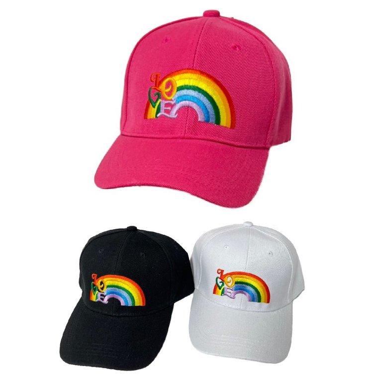 ..Pride Hat [LOVE Rainbow] Embroidered