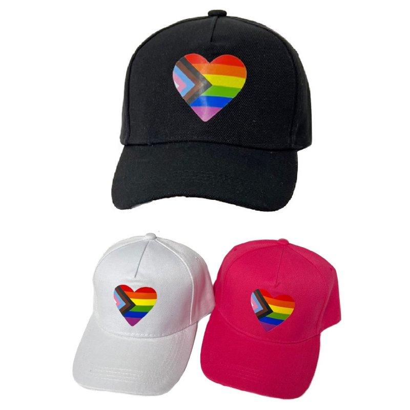 ..Pride HAT [Progress Pride Heart] Screen Print