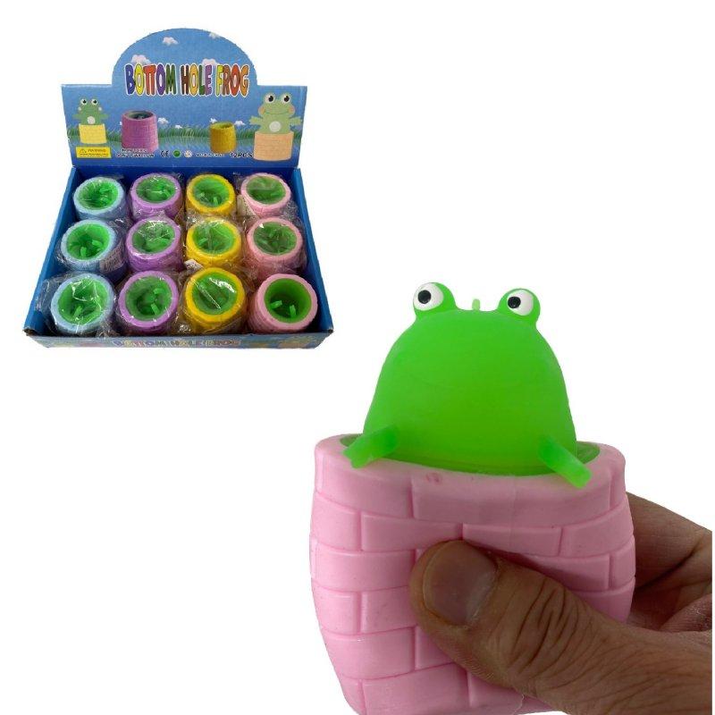 Squeeze/Pop-Up Frog in a Well Toy