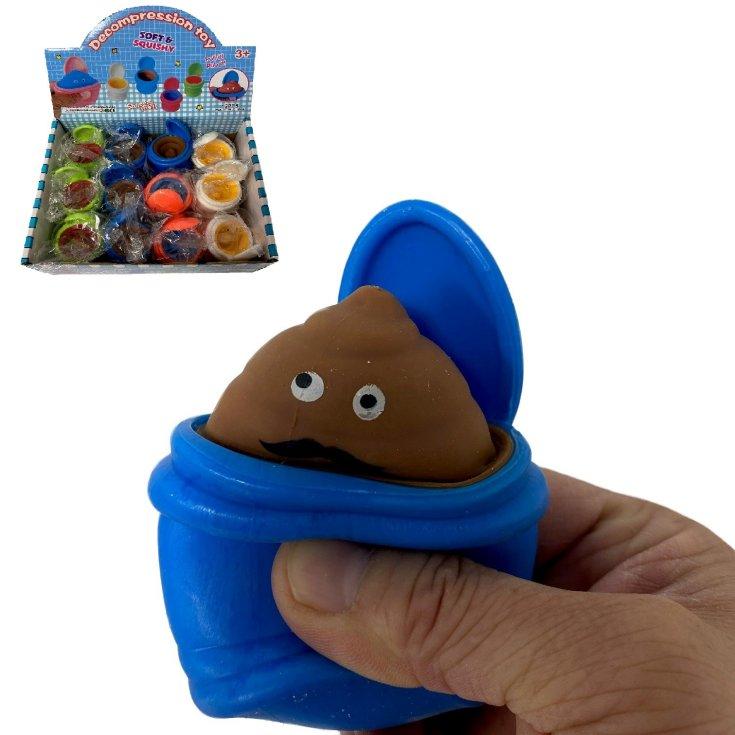 Squeeze/Pop-Up Doo-Doo in a Potty TOY