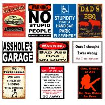 16''x12'' Metal Sign [Assortment #4]