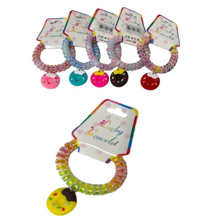 Silicone Coil Bracelet [Donuts]