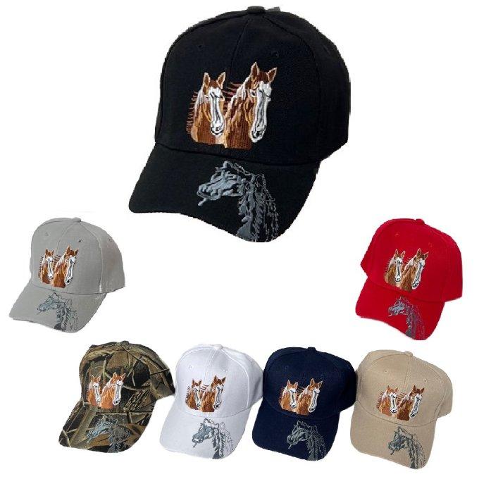 Double HORSE Hat [HORSE Shadow on Bill]