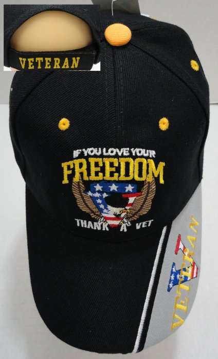 IF YOU LOVE YOUR FREEDOM-THANK A VET Hat