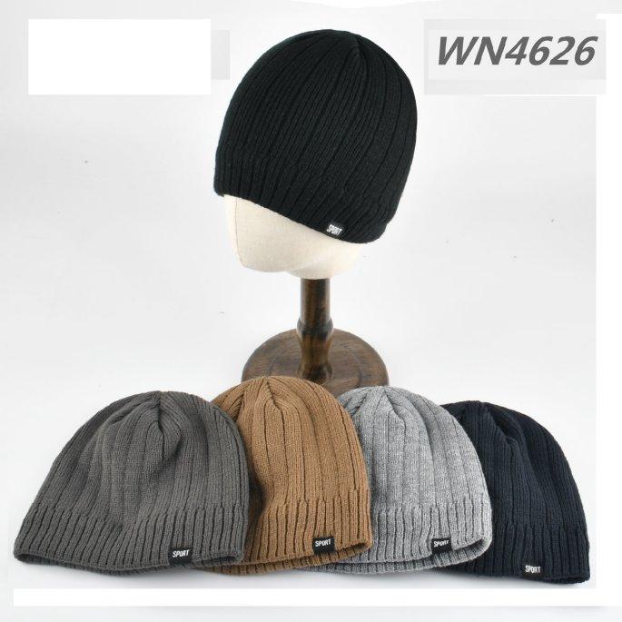 Plush-Lined Knit BEANIE [Ribbed] *Solid Colors
