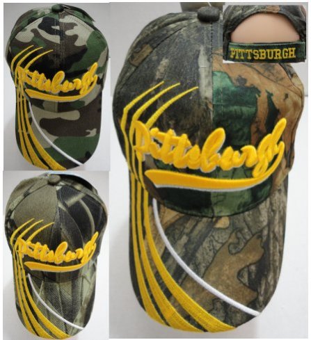 PITTSBURGH Hat [Camo] Lines Only