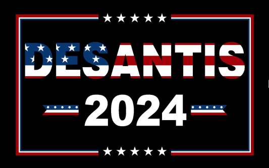 ##DESANTIS 3'X5' FLAG 2024 [FLAG Letters]