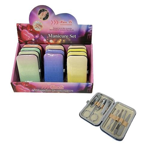 9pc Manicure Care Set [Pastel Color Fade]