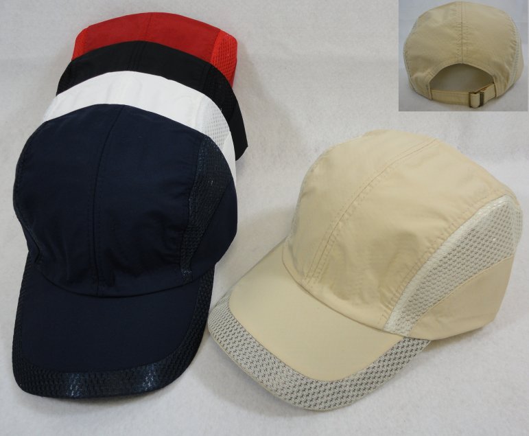 Nylon and Mesh BALL CAP [Solid Colors]