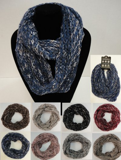 Knitted Infinity SCARF [Braided Knit]