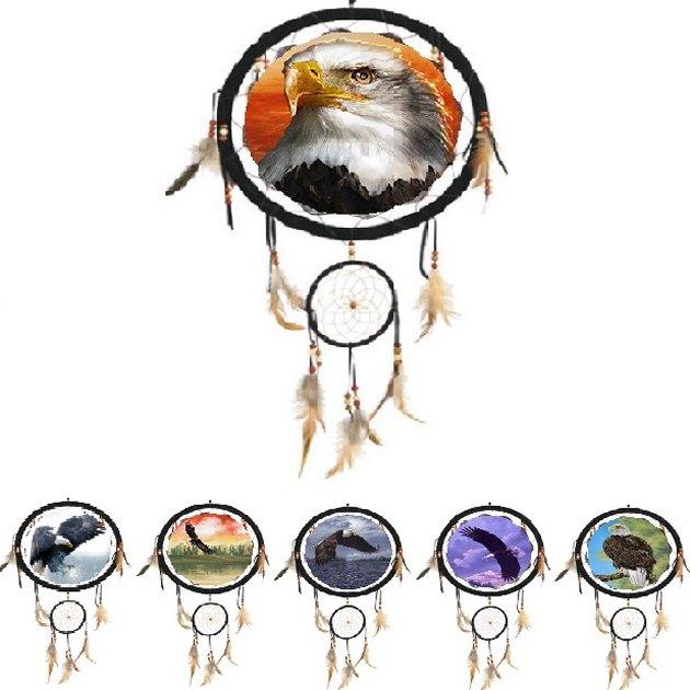 13'' Mandala with 5'' Dreamcatcher [6 Assorted] EAGLEs