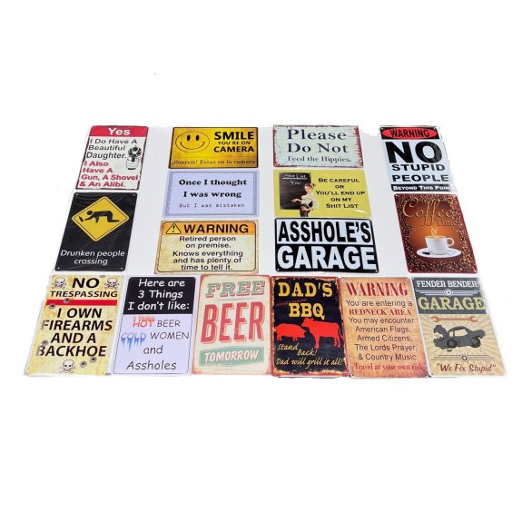 11.75''x8'' Metal Sign [Assortment #1]