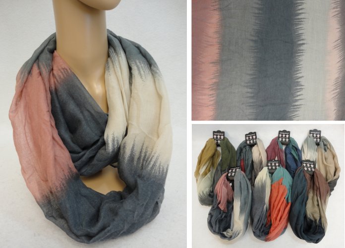 Extra-Wide Light Weight Infinity SCARF [Color Fade]