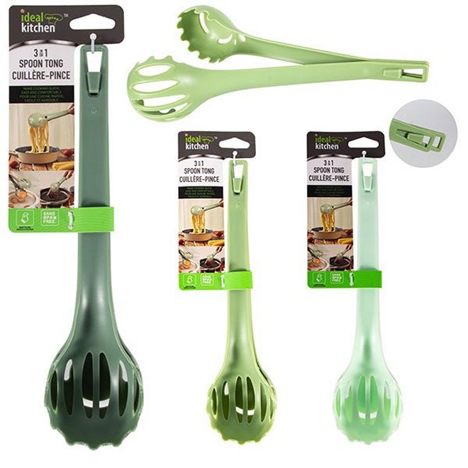 Ideal Kitchen 3-1 Spoon Tongs