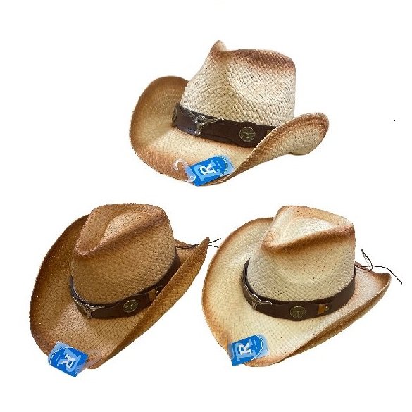 Classic Woven COWBOY HAT [Silver Steer]