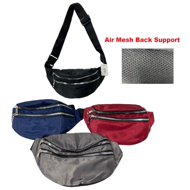 Waist Pack [Solid Color] Air Mesh Back