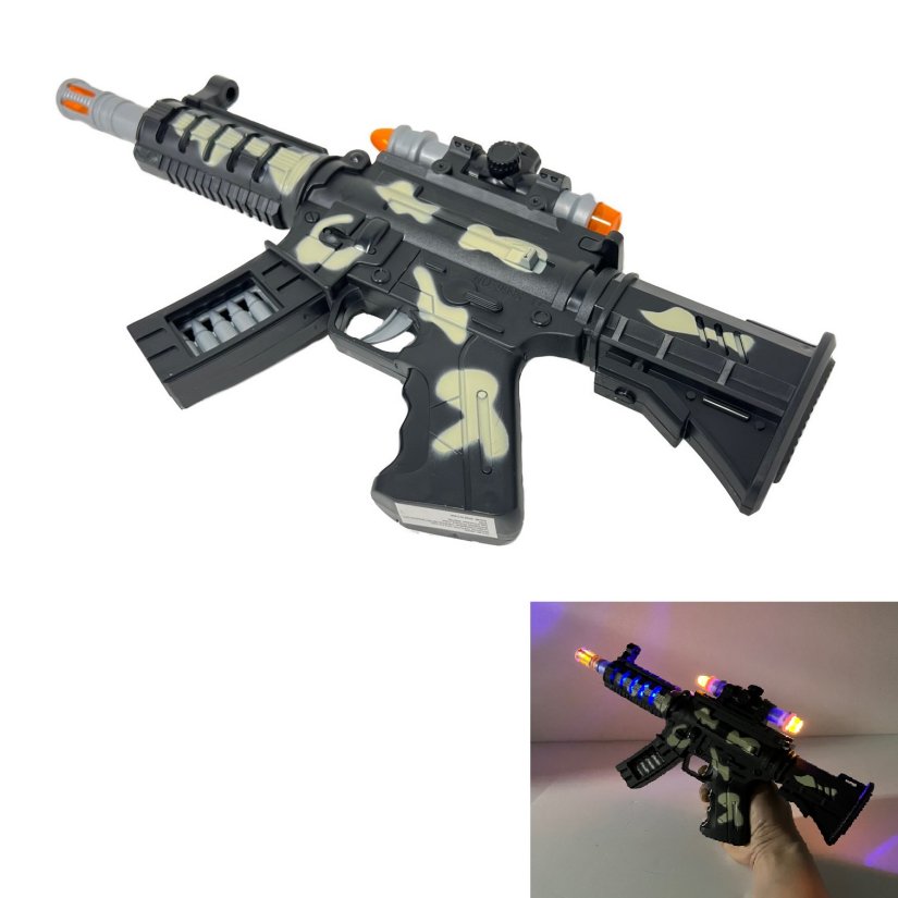14'' SUPER GUN Sound/Light Toy Gun