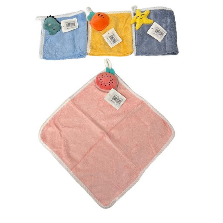 Child's Super Soft Washcloth with Puffy Accent
