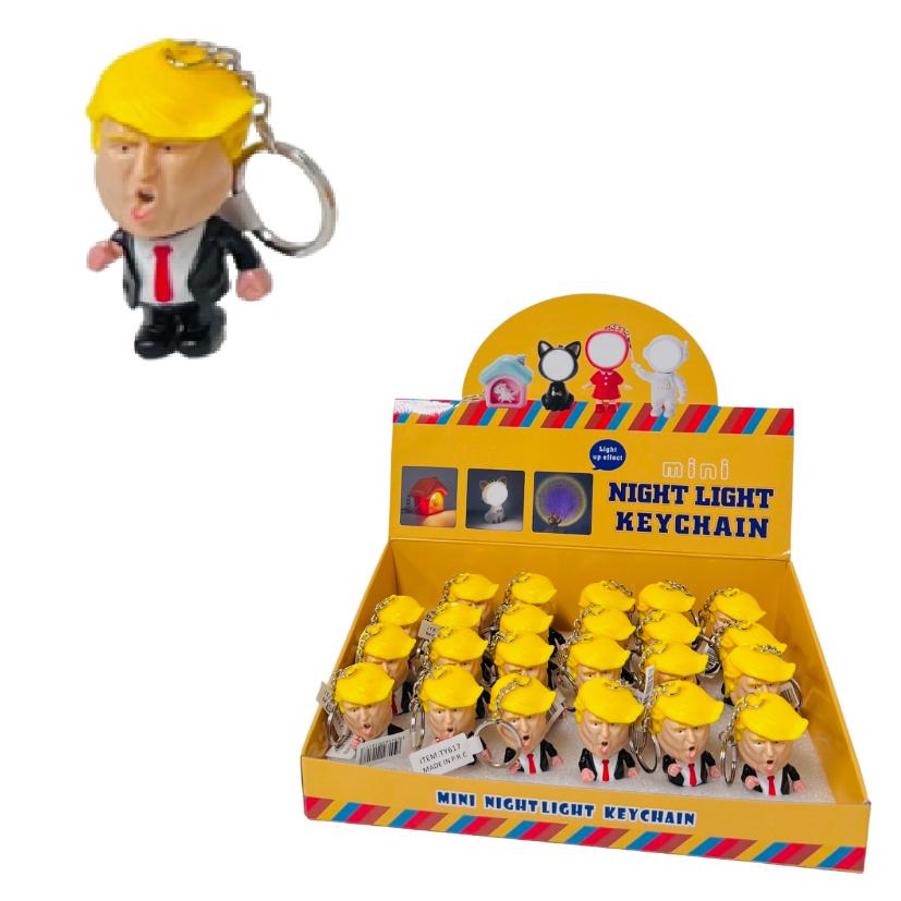 2.5'' Light-Up KEYCHAIN with Sound Effects [ TRUMP ]