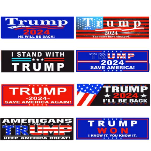 #3''X10'' Trump 2024 Bumper STICKERS