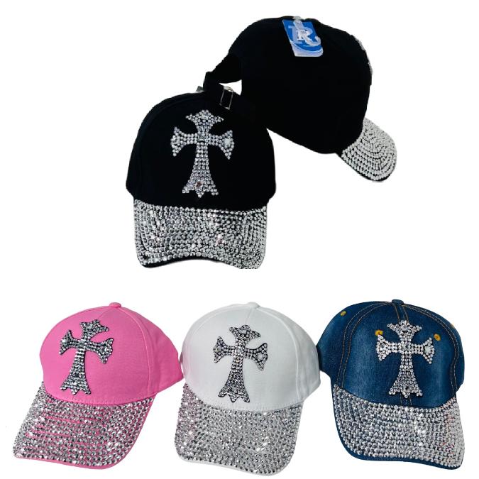 Bling Rhinestone HAT [Cross]