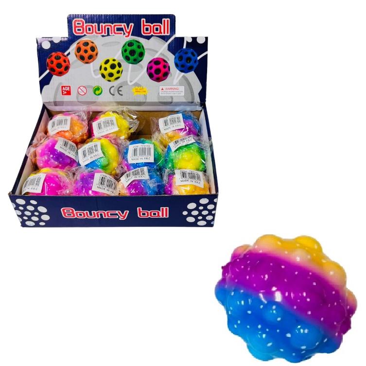 3'' EVA High-Bouncing Ball  [RAINBOW Color]
