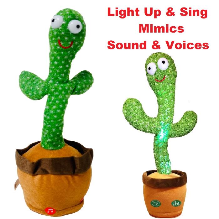 Light-Up Dancing and Singing Mimic Cactus