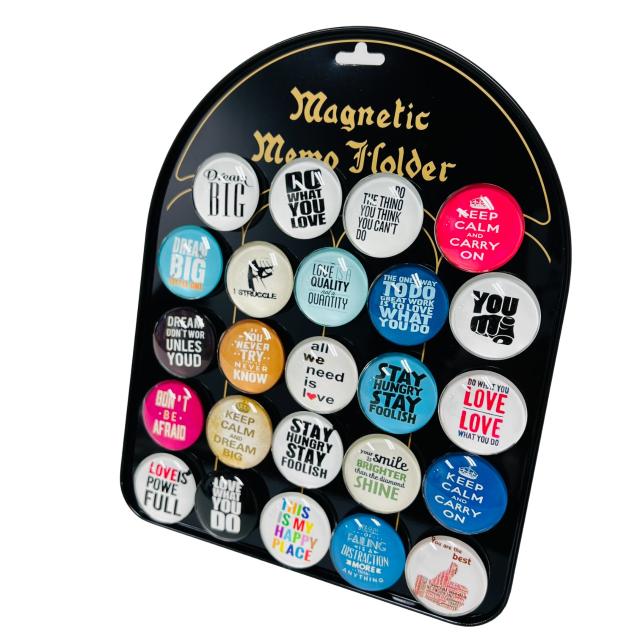 1.5'' Round Dome Magnets [Quotes] with Display Board