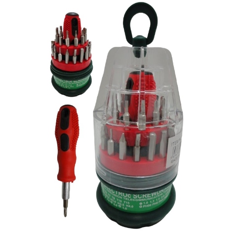 31-in-1 Precision SCREWDRIVER Set in Case