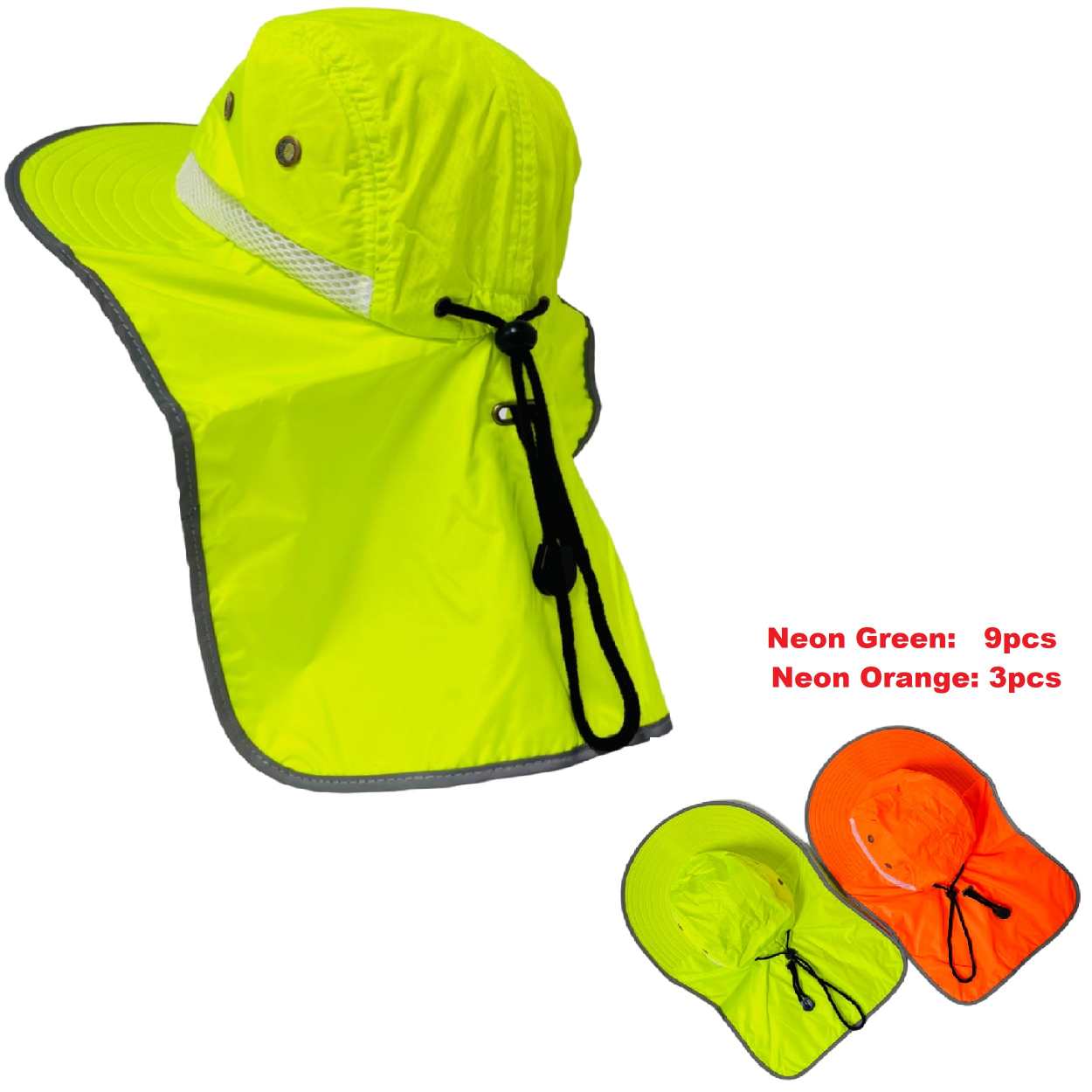Legionnaires HAT [Solid Color with Mesh Sides] Neon