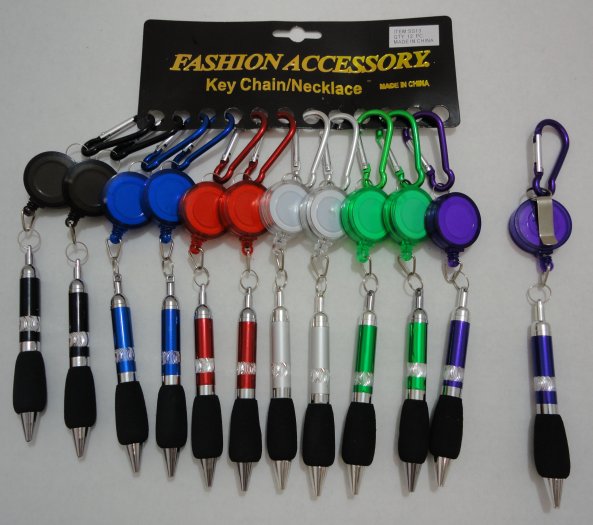 3.5'' Retractable Ink PEN Key Chains