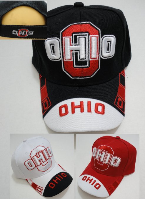 Ohio Hat (2)-White Accent On Bill