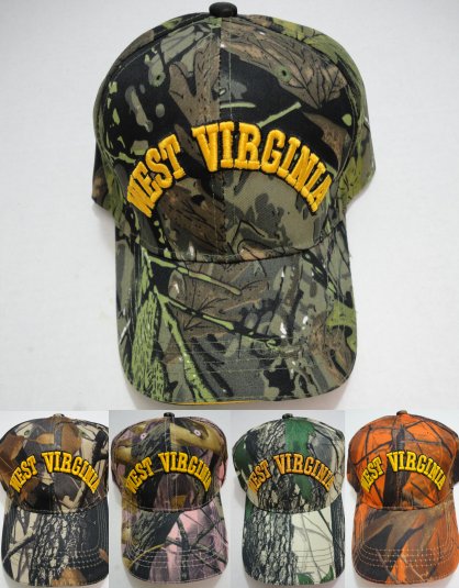 Camo West Virginia Hat