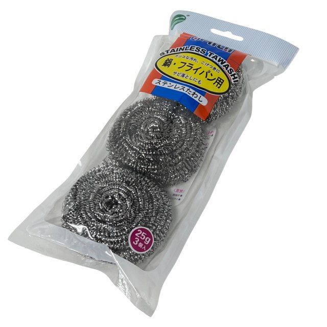3pc Stainless STEEL Scourer
