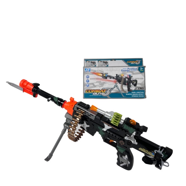 19'' Toy Camo Combat Gun with Sound Effects