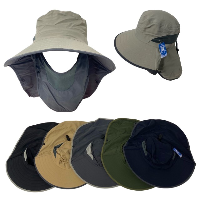 Legionnaires Mesh HAT w Neck Flap and Face Cover [Solid Colors]
