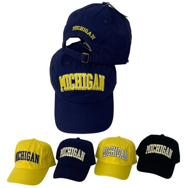 100% Cotton Ball Cap [Buckle Back] MICHIGAN