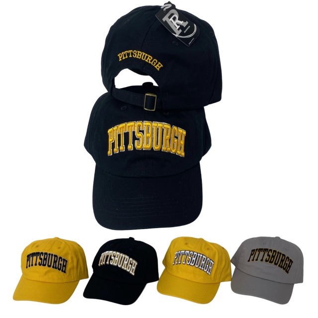 100% Cotton Ball CAP [Buckle Back] PITTSBURGH