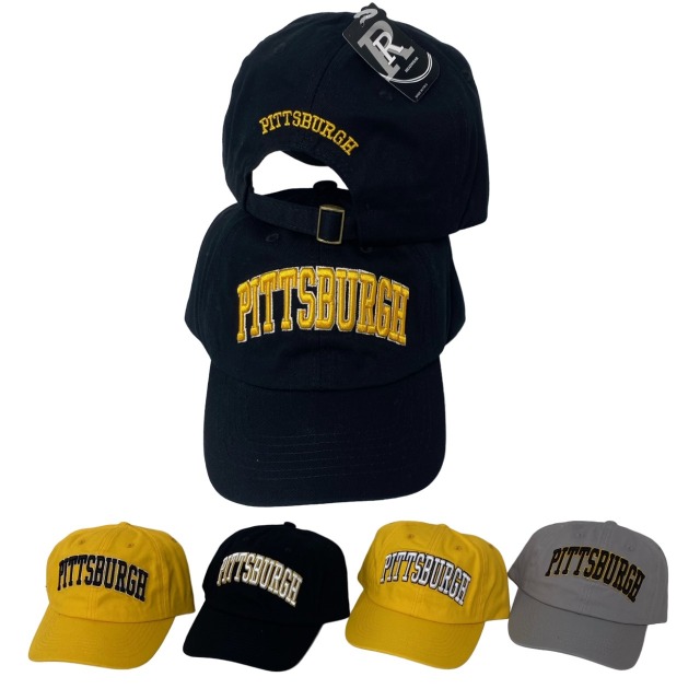 100% Cotton Ball Cap [Buckle Back] PITTSBURGH