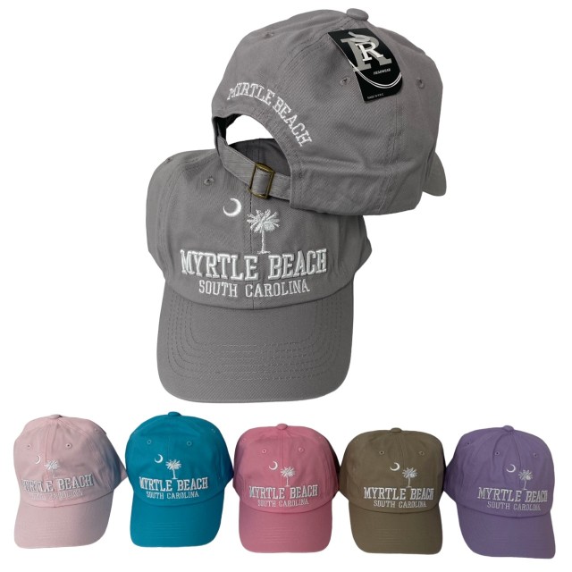 100% Cotton BALL CAP [Buckle Back] Myrtle Beach, SC