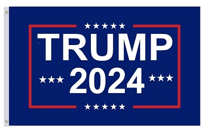 * . 3'X5' FLAG Trump 2024