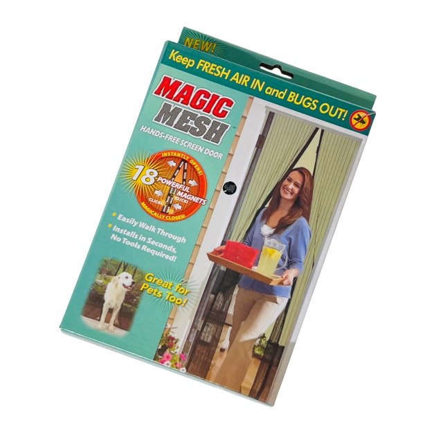 Magic Mesh Hands-Free Screen DOOR